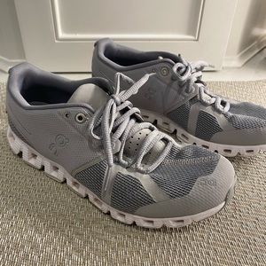 On Cloud Grey Womens Running Shoe